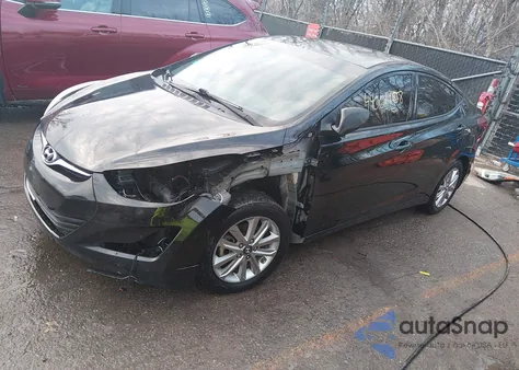 2016 Hyundai Elantra Se from USA, damaged, VIN 5NPDH4AE3GH789902